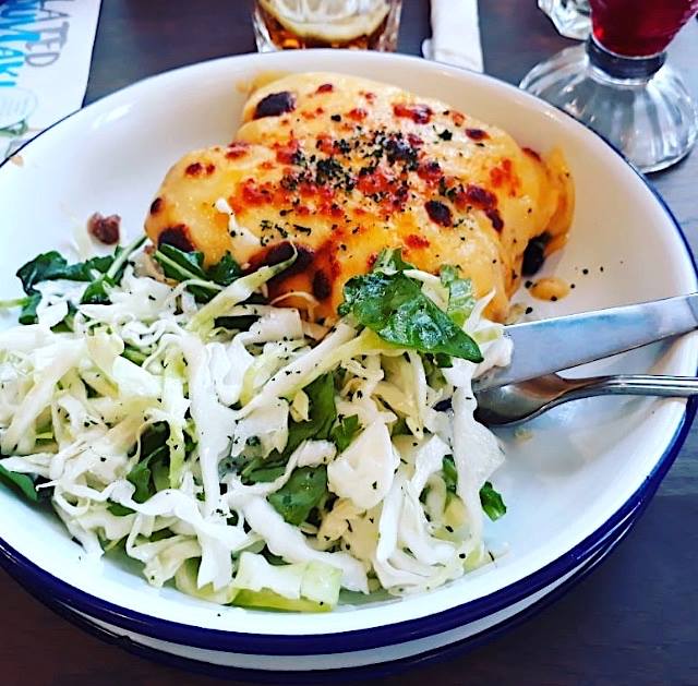nikosgrove's tweet photo. Our Nikos Moussaka is a joy to behold- layered brinjals, beef mince, potatoes, bechamel sauce &amp; served with cabbage salad. Yum! 😍🍽🇬🇷 #nikos #nikoscoalgrillgreek #nikosgrove #eatgreek 📷 cred Courtney Gelderblom https://t.co/72ub0DeGLj