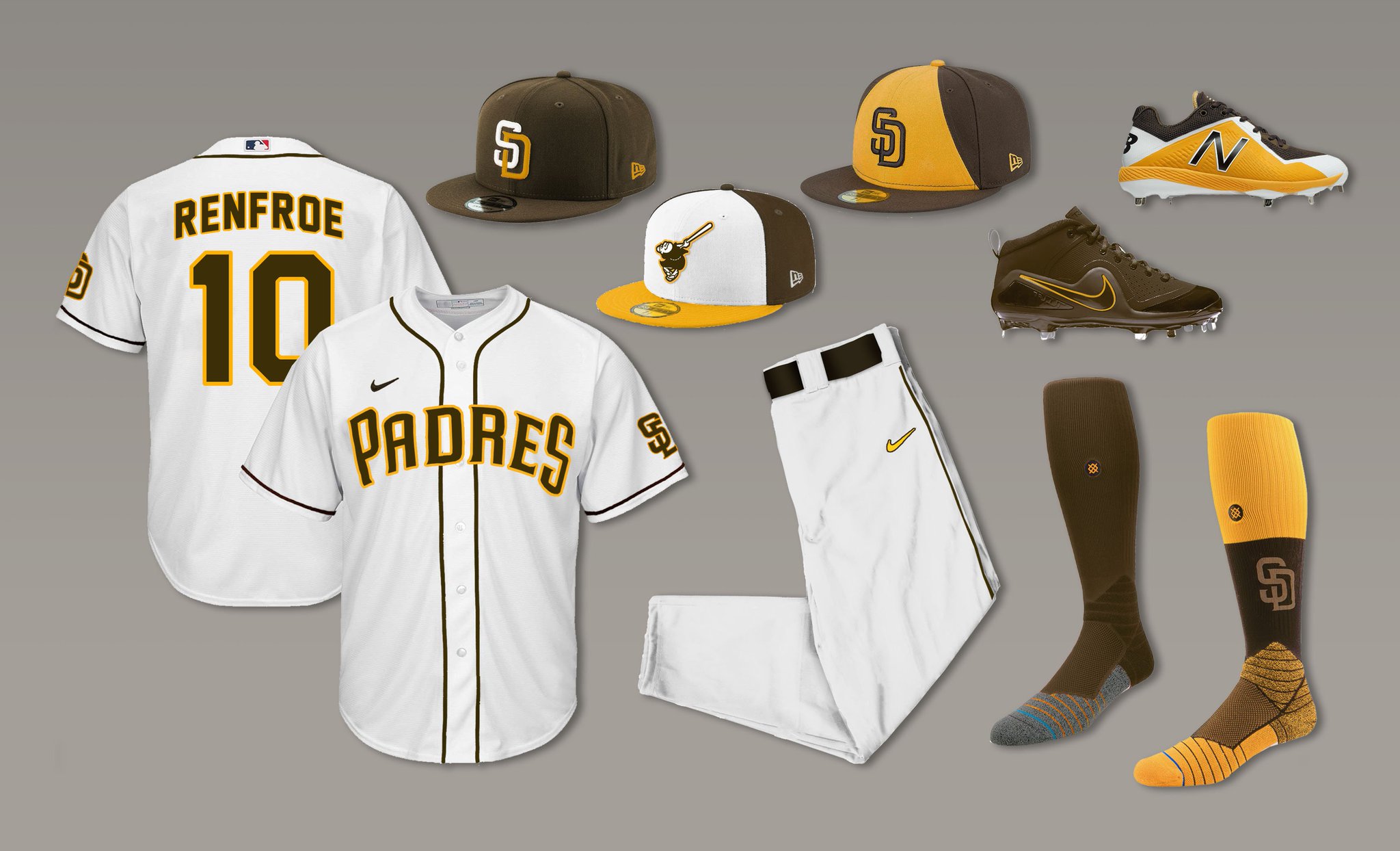 san diego padres jersey history