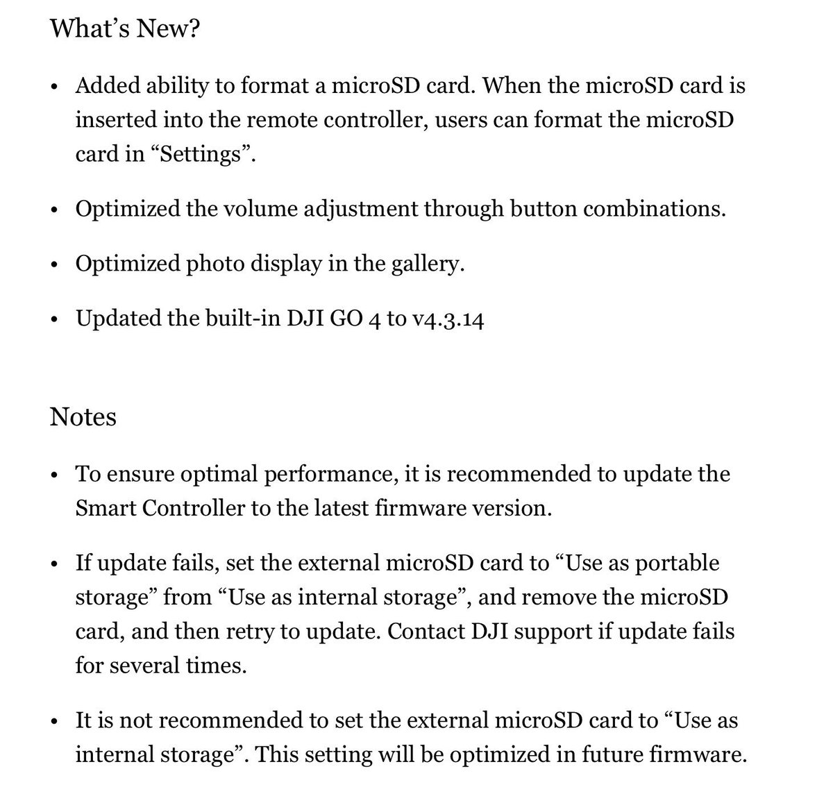 DailyDroning's tweet image. New firmware update for the @DJIGlobal Smart Controller. Unfortunately, doesn’t appear to be support for any additional aircraft such as M2E/M2ED or P4Pv2. #dji #smartcontroller #djismartcontroller