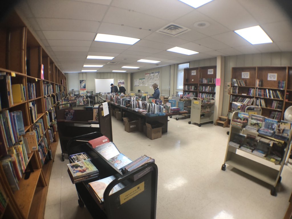 MCPSSLMP's tweet photo. Getting ready for @taylorbookgroup for elementary! Great new books for our students!!@futureready #slmp18 https://t.co/9jpxTLmVrR