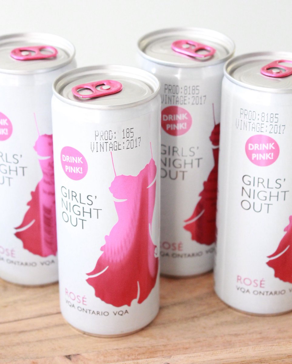 GNO_Wines's tweet photo. Who wouldn’t want their own
 personal can of Rosé to sip into the
 weekend? 💓

#weekendwine #cannedwine #cannedrosé #weekendvibes #readyfortheweekend #roséallday #loversofrosé #ontariowines #yeswayrosé #roséalltheway https://t.co/IMBKVwiujn