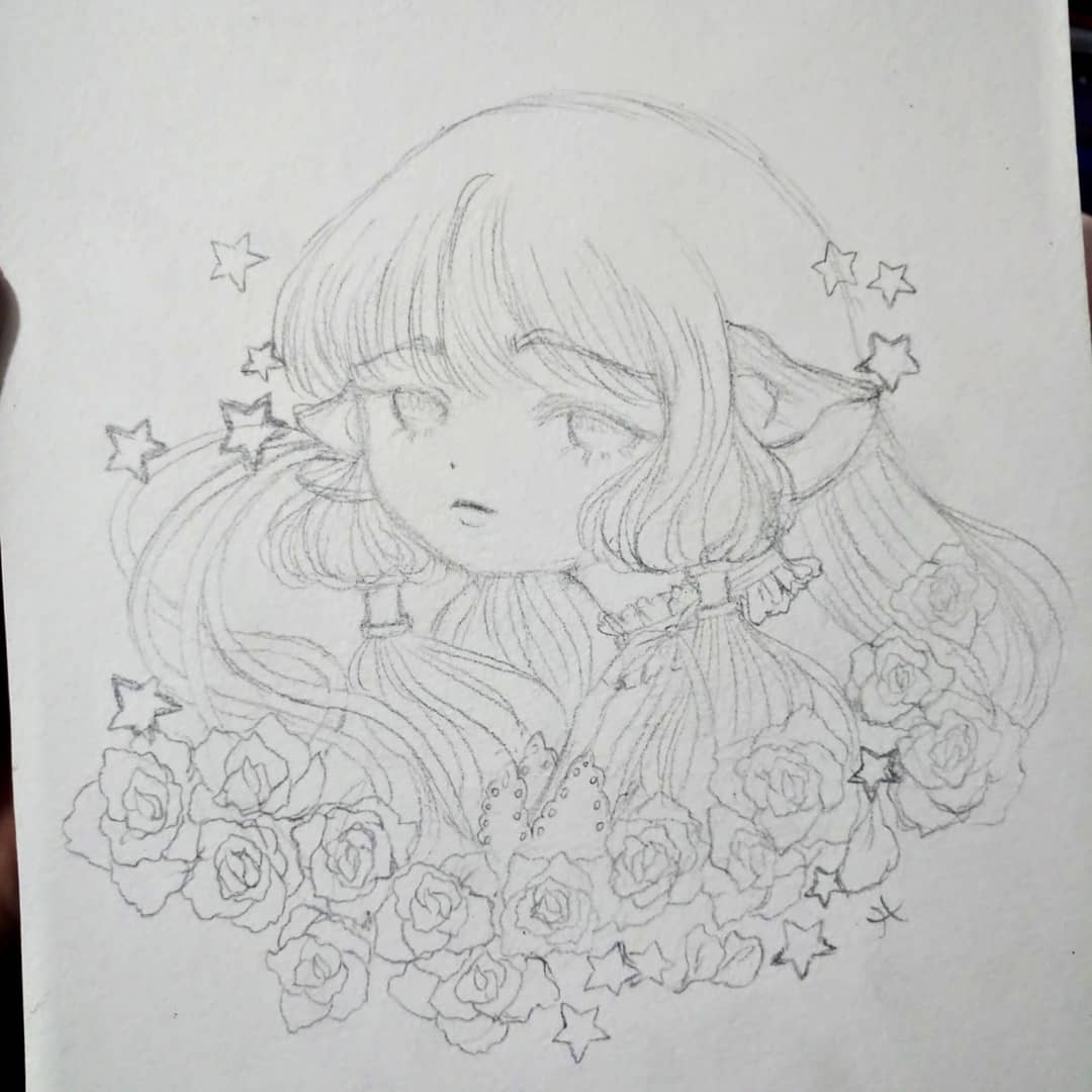 la_carcoma_'s tweet image. Boceto de #Chi #persocom #chobits