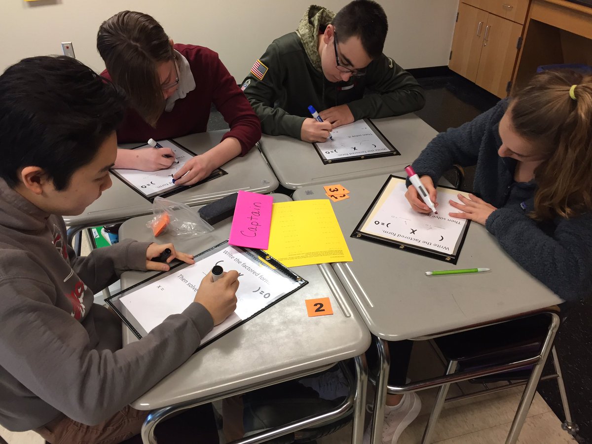 McCallMathClass's tweet image. Showdown. Factor and solve quadratics. #mccallchat #kagan