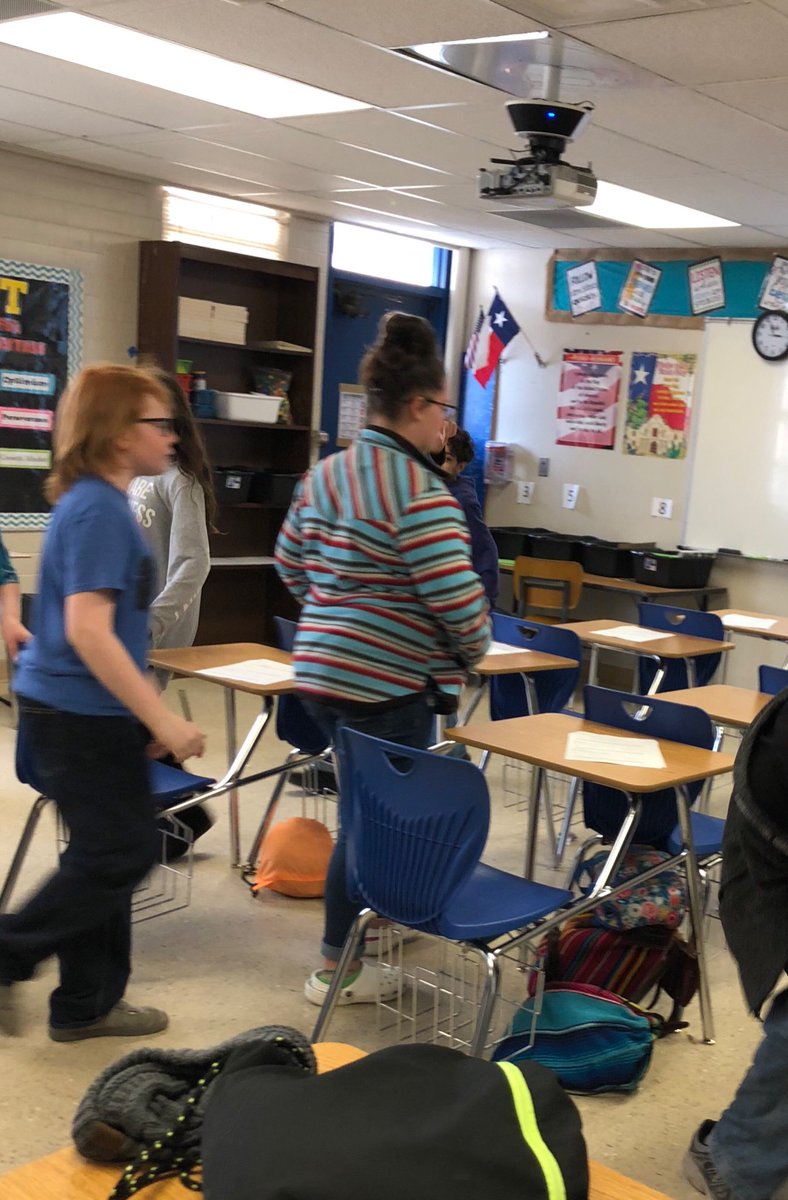 Using musical chairs to practice different data displays in 6th grade Math!  #GoBeyondLampasas #BetheoneLMS  <a href="/LampasasMS/">Lampasas MS</a>