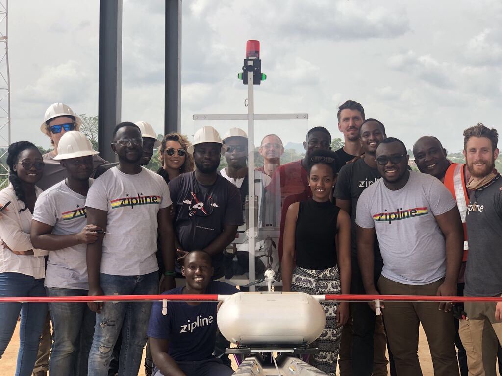 We just completed our first flight from our brand new distribution center in Ghana. Mission: success!