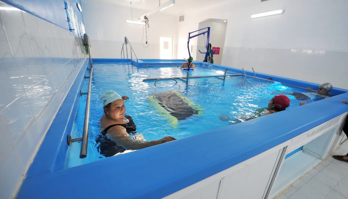 DIF_Durango's tweet photo. Con nuevo equipamiento y la construcción de un nuevo Tanque Terapéutico en el Centro de Rehabilitación y Educación Especial (CREE) en la capital y Gómez Palacio, Durango se consolida como un estado referente en materia de rehabilitación. https://t.co/ho9II5Q5tW