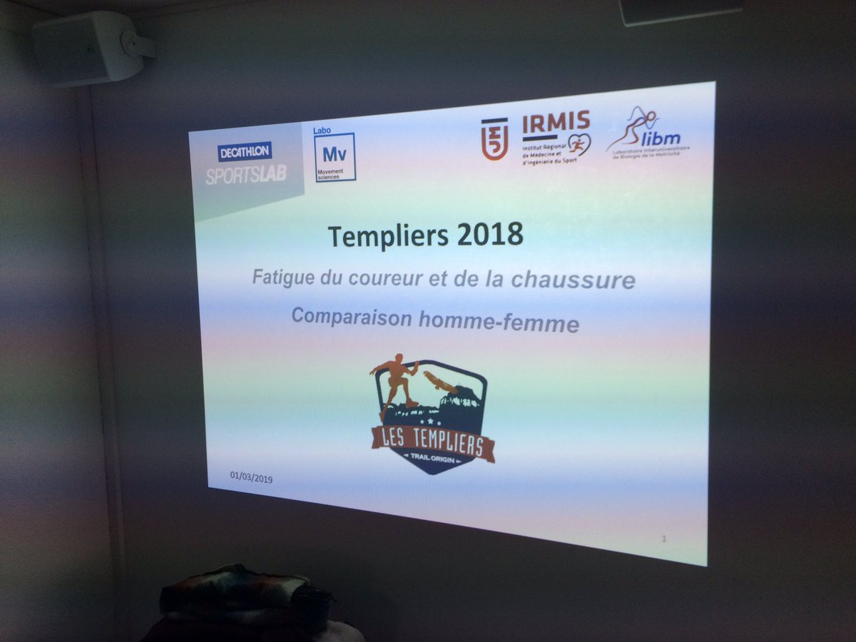 JrossiUJM's tweet image. @Kalenji @Univ_St_Etienne @IRMIS_StEtienne #LIBM présentation des résultats de l’étude Templiers 2018 ! Merci pour ces échanges!!!