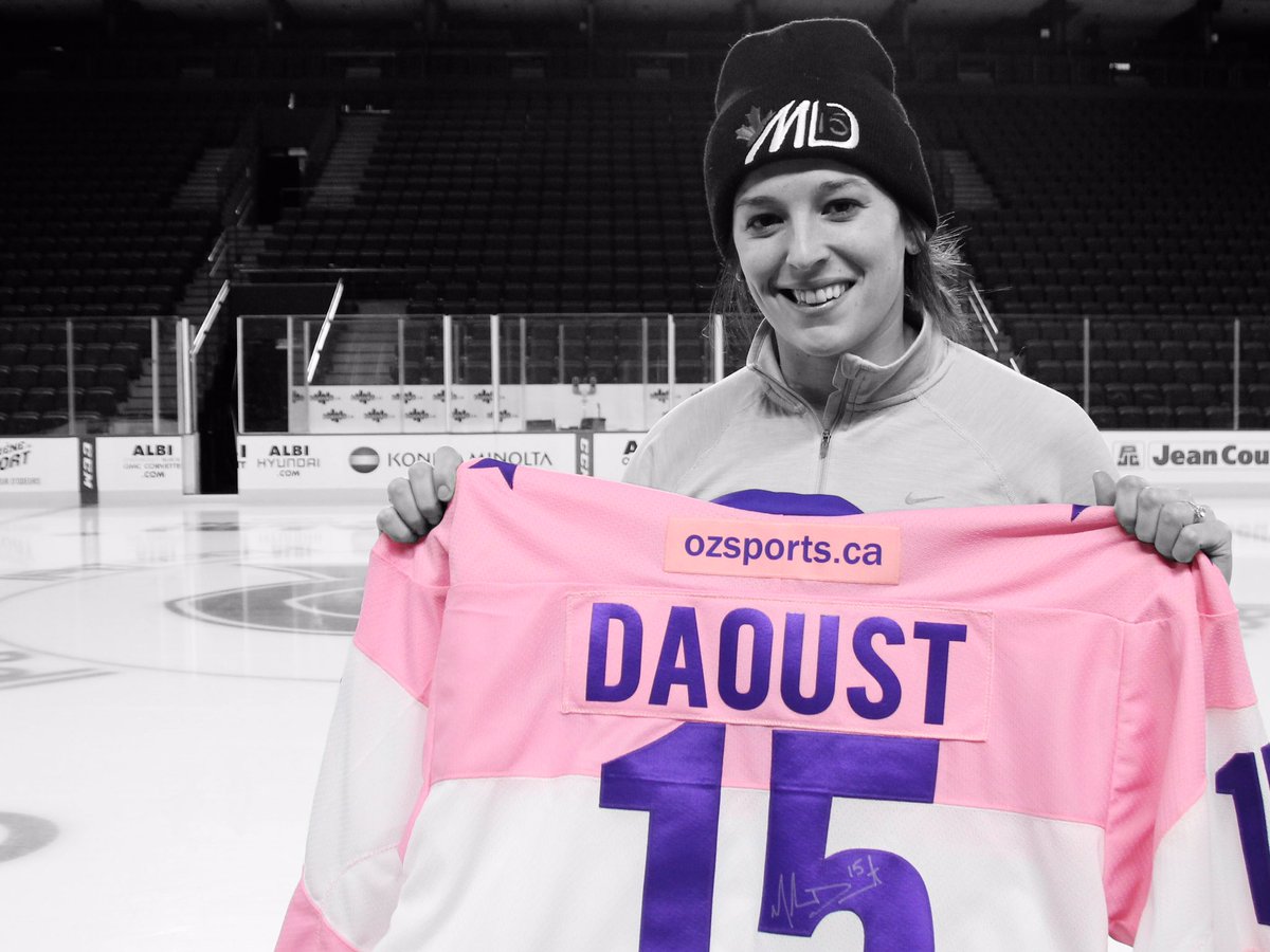 LesCanadiennes's tweet photo. Il vous reste quelques heures pour miser sur des articles #FABuleux qui célèbrent la 9e édition de notre #MatchEnRose! 🎀🏒

Only a few hours left to bid on the most priceless items celebrating the 9th Les Canadiennes' #PinkInTheRink fundraiser! 🎀🏒

➡️ https://t.co/jTBbaEARVv https://t.co/MMZ71PHAtE