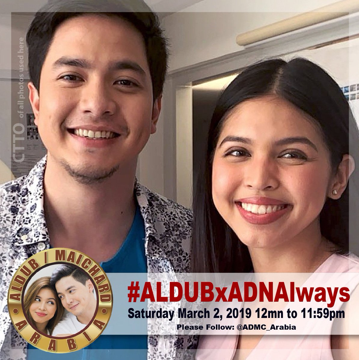 Maichard Arabia ᴬᴰᴺ (@admc_arabia) on Twitter photo Spread and support our OHT👇
#ALDUBxADNAlways
<a href="/ofctrendsetter/">TEAM OAT ᴬᴰᴺ</a> <a href="/jaysondmx/">Jayson Floresca</a> <a href="/MaidenGraffix/">MAIDEN GRAFFIX SUPPORTS ALDUB</a> <a href="/ALDUBNation/">ALDUBNation</a> <a href="/malousalamat/">M of AD/MC ARABIA😉</a> <a href="/myrnalove20/">Myrnalove20💙</a> @myfamily1229 <a href="/buceJCB/">JOSE_CBᴬᴰᴺ</a> <a href="/ederlina_faller/">ederlina_faller ᴬᴰᴺ</a> @Bhengdalida1 <a href="/IslaBarbaraisa/">✨Barbara Isla✨</a> <a href="/rcruz75/">Roy Anthony Cruz</a> <a href="/aicraglime/">LIME@PAMPJED</a> <a href="/maineden1427/">Tin Aldub Friendship</a> Spread and support our OHT👇
#ALDUBxADNAlways
<a href="/ofctrendsetter/">TEAM OAT ᴬᴰᴺ</a> <a href="/jaysondmx/">Jayson Floresca</a> <a href="/MaidenGraffix/">MAIDEN GRAFFIX SUPPORTS ALDUB</a> <a href="/ALDUBNation/">ALDUBNation</a> <a href="/malousalamat/">M of AD/MC ARABIA😉</a> <a href="/myrnalove20/">Myrnalove20💙</a> @myfamily1229 <a href="/buceJCB/">JOSE_CBᴬᴰᴺ</a> <a href="/ederlina_faller/">ederlina_faller ᴬᴰᴺ</a> @Bhengdalida1 <a href="/IslaBarbaraisa/">✨Barbara Isla✨</a> <a href="/rcruz75/">Roy Anthony Cruz</a> <a href="/aicraglime/">LIME@PAMPJED</a> <a href="/maineden1427/">Tin Aldub Friendship</a>