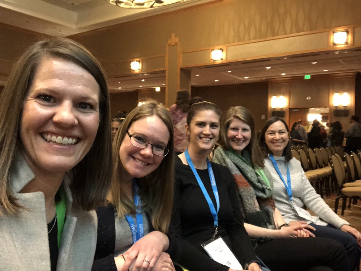 #AugustineClassical preschool teachers at the #RMECC2019 this morning! #earlychildhood