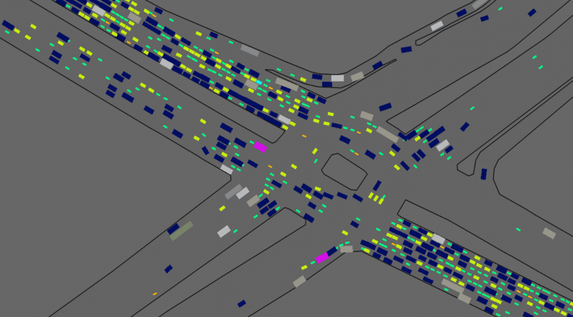 ukparamics's tweet photo. A Paramics Discovery model of Benz Circle junction in Vijayawada, Andhra Pradesh, India was developed by @SYSTRA_LTD. The purpose of the model was to test the viability of a proposed #LRT service.
Find out more: https://t.co/Cslw0kx6c1 #paramics #microsimulation https://t.co/YdMn3UlniL