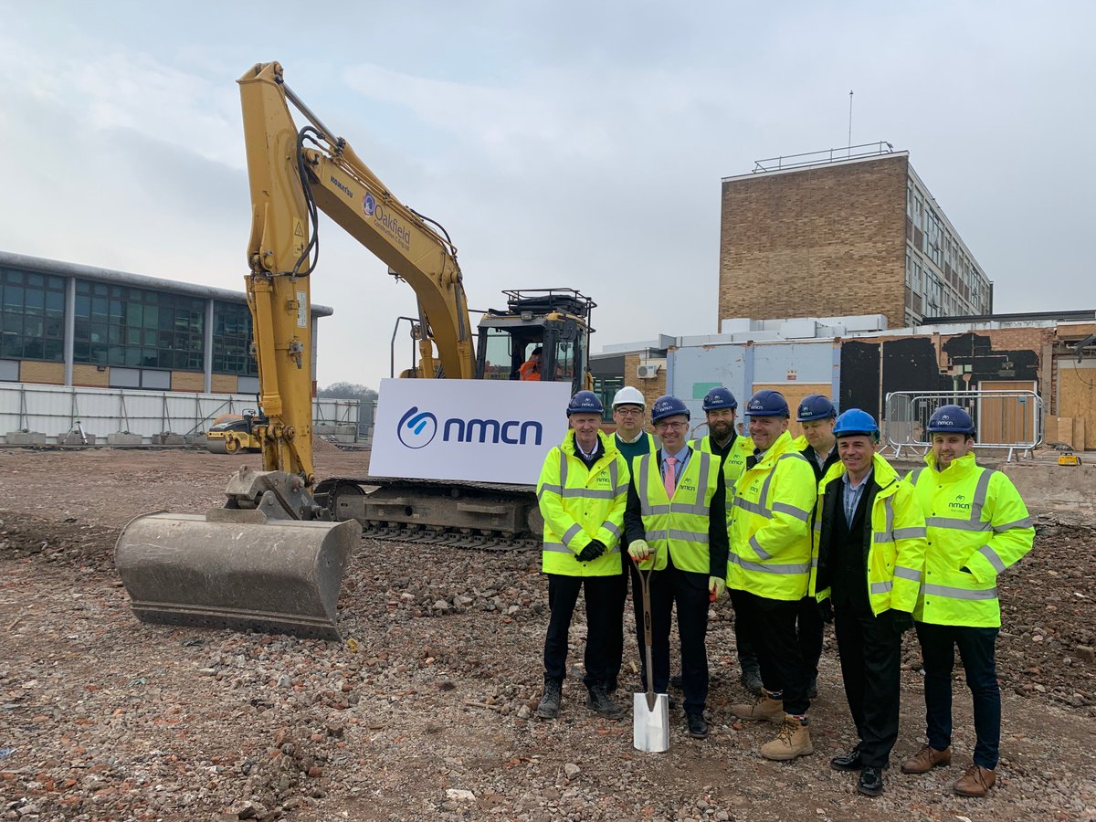 Ground breaking ceremony at Fernwood Academy 28th March 2019 with <a href="/nmcnplc/">nmcn plc</a> #Nottingham #education #construction