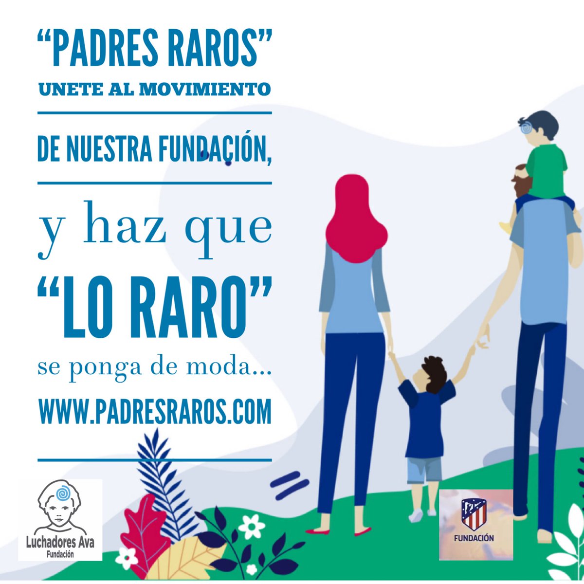 <a href="/PadresRaros/">Padres Raros</a> <a href="/Atleti/">Atlético de Madrid</a> <a href="/LuchadoresAVA/">Fundación Luchadores AVA</a> #PadresRaros #SomosLuchadores #Luchadores #Gentedemoda #GenteExtraordinaria #FelizFinde
