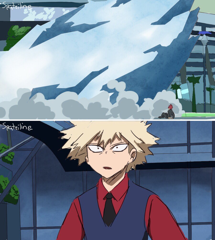Relief, that was close... (what do you mean this didn't happen???) #BNHA #kiribaku