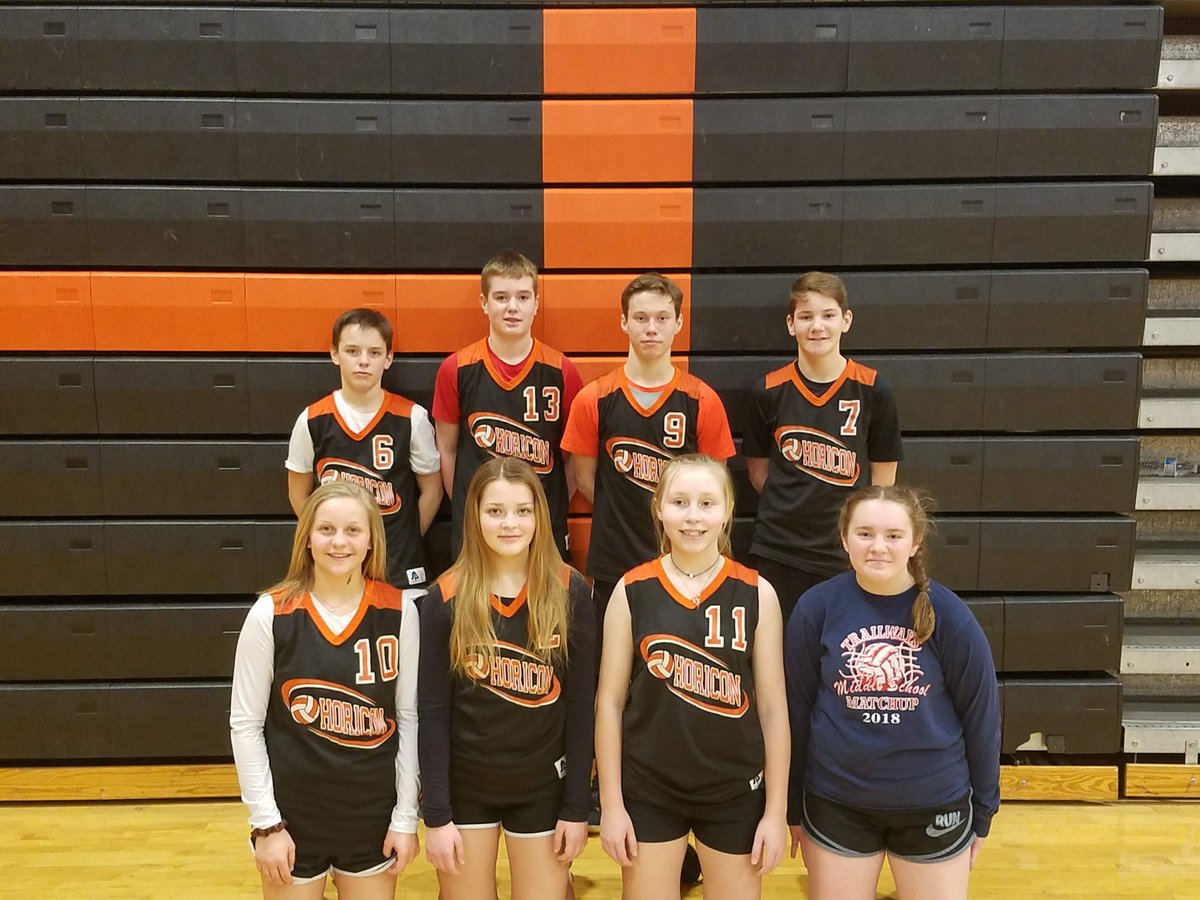GoMarshmen's tweet photo. 8th grade students (selected by their peers) took on their teachers in Volleyball to wrap up their Volleyball unit in gym class.  Teachers came out victorious for the 6th year in a row!  A very fun time was had by all! https://t.co/GqxVjsAl30