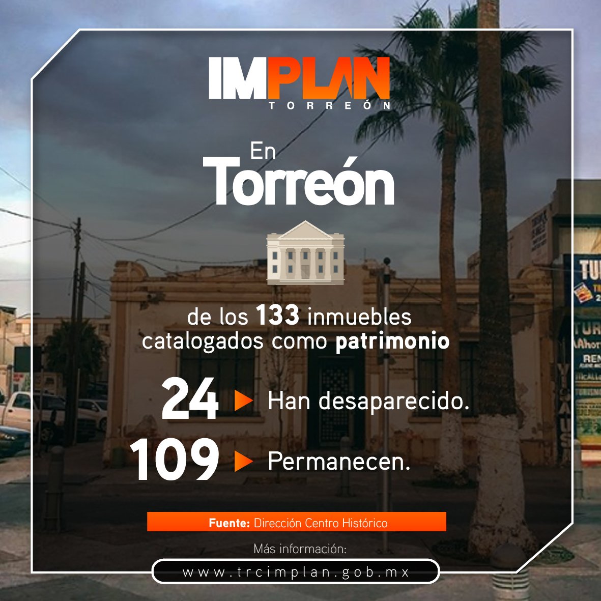 trcimplan's tweet photo. #Inmuebles #PatrimonioHistóricoyCultural #Torreón #INAH #INBA https://t.co/dEbV7ERMOR
