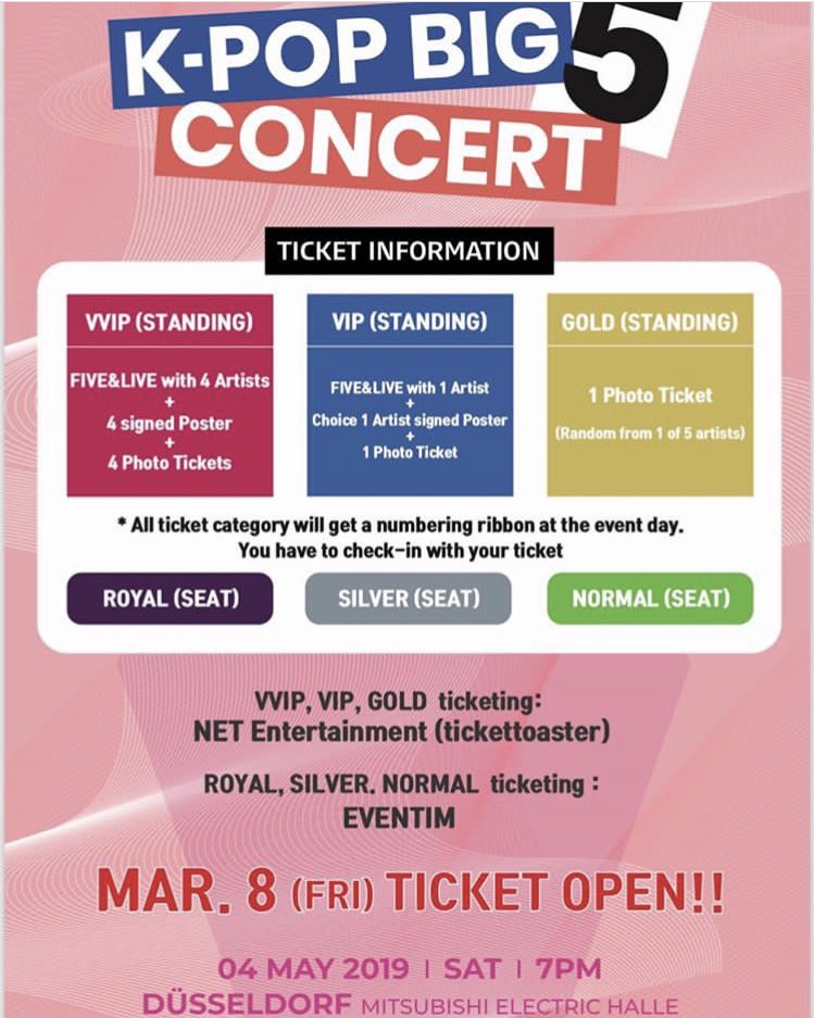 Stray Kids Germany 🇩🇪 on Twitter "[Big5 Concert] Hier habt ihr schonmal die Ticketkategorien