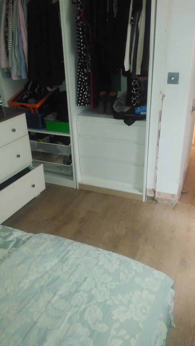 Basement flat in <a href="/QuickStepUK/">QuickStepFlooring</a> fitted by kris &amp; Matthew