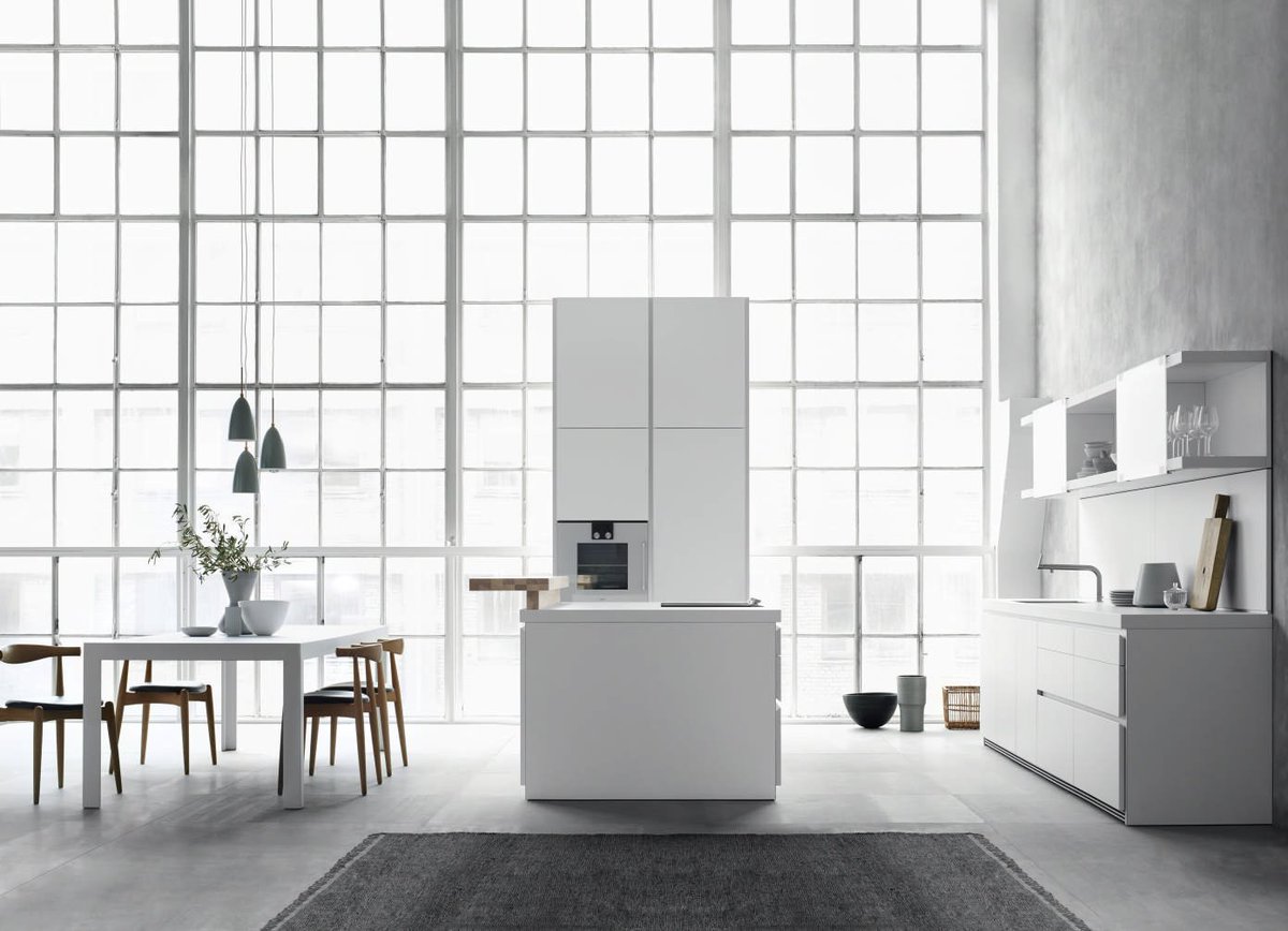monicep's tweet photo. For those who prefer the pure and simple: straight-lined and without frills, bulthaup b1 combines functionality with minimalistic elegance. #bulthaup #bulthaupb1 #kitchendesign #kitchen #kitchens #livingspaces #interiordesign #designideas #homeinspiration https://t.co/nPmTvhBera