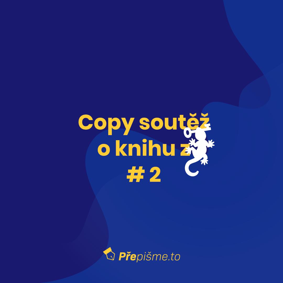 Roman__Veznik's tweet photo. Jde vám #copywriting? Tak se svými #texty pochlubte!

Napište jen titulek, otvírák a texty pro 2 tlačítka a kterákoliv kniha od @janmelvil může být vaše.

Vše o soutěži: https://t.co/cOOluCtboq

#prepismeto #copyediting https://t.co/BZPbaP61tn