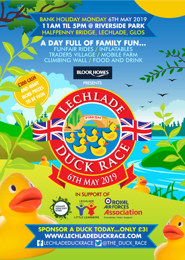 Unveiling our flyer for 2019...If you’d like to win £300 as well as other fantastic prizes, don’t delay - get your duck today!
#haveyougotyourduck
#duckrace19