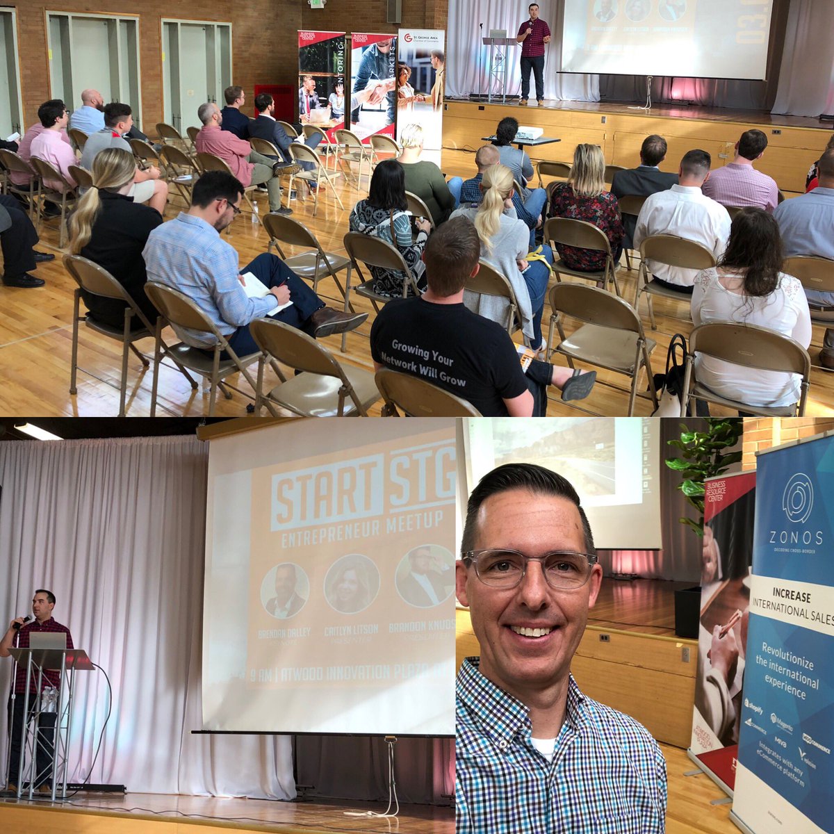 Joshua_Aikens's tweet photo. So excited that it's finally happening. St. George now has a monthly Entrepreneurial Meetup. #StartSTG @siliconslopes @zonos @DixieState https://t.co/ve0DO0Iixm