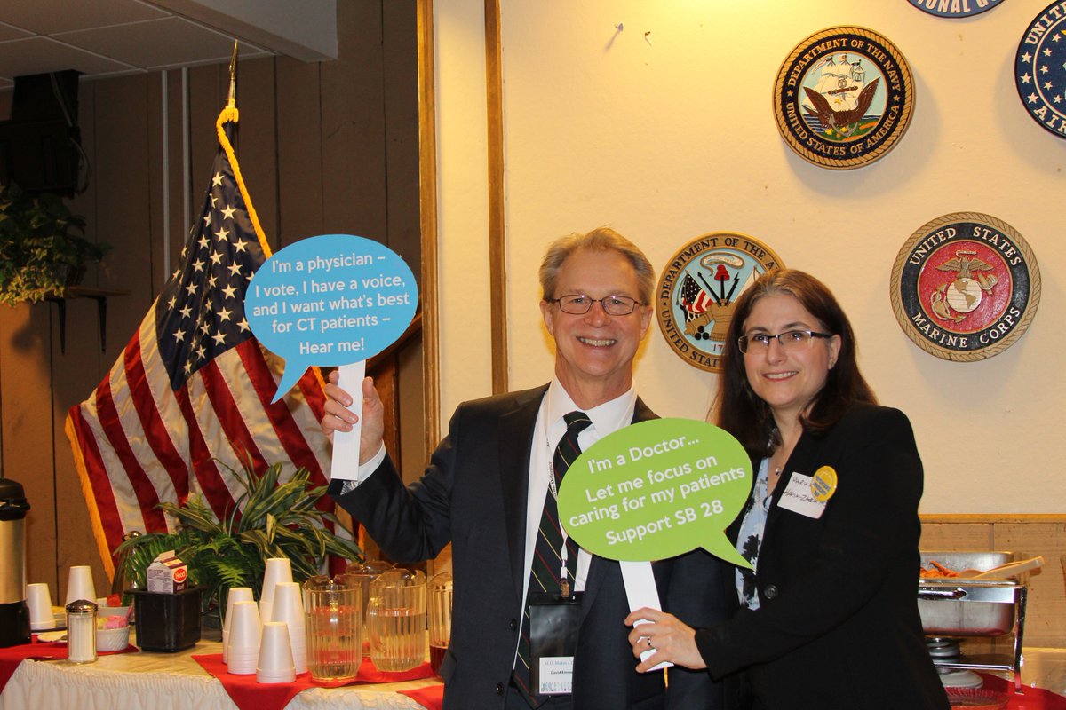 CSMSNews's tweet photo. This morning gave our members a chance to meet with legislators to discuss issues that are impacting patient care and the practice of medicine in CT, including proposed #HPV #vaccine legislation, as Hannah Rosenblum, MD did with Rep. Blake Demicco. @CTHouseDems #CTDocs https://t.co/UtRZLc6L2o