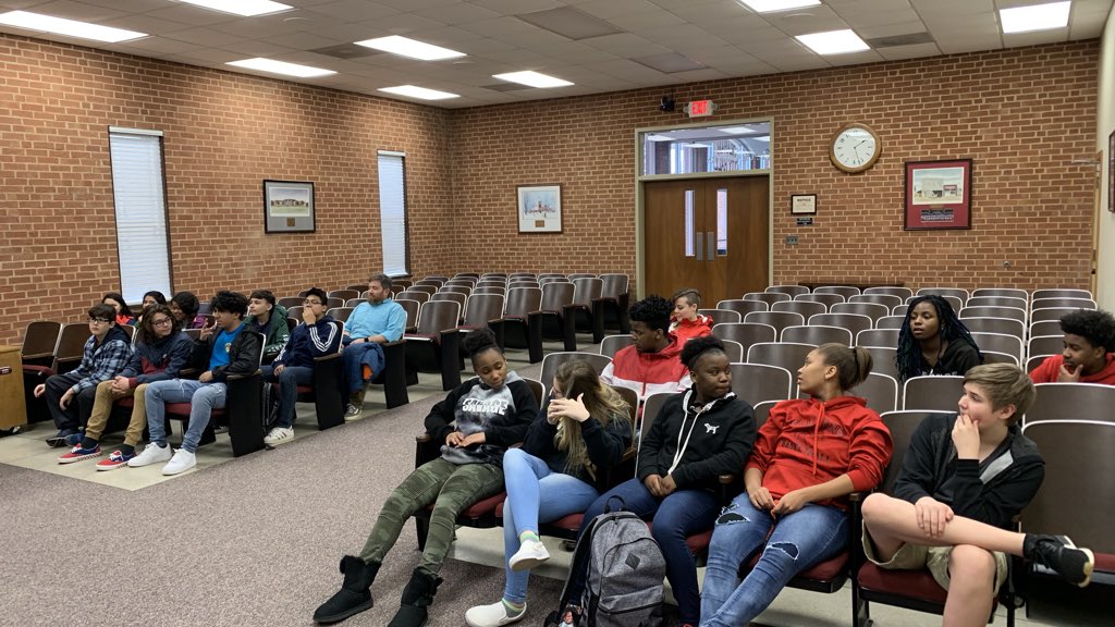 GMSfalcon's tweet photo. This week, our Student Advisory Council was invited to Graham City Council to provide input for their downtown vision plan. Students provided great input and are excited to meet back with the consultants to see their plan in April. #falconslearn #thisisgram #lovegraham #wegotthis https://t.co/ErHsaGnGQc