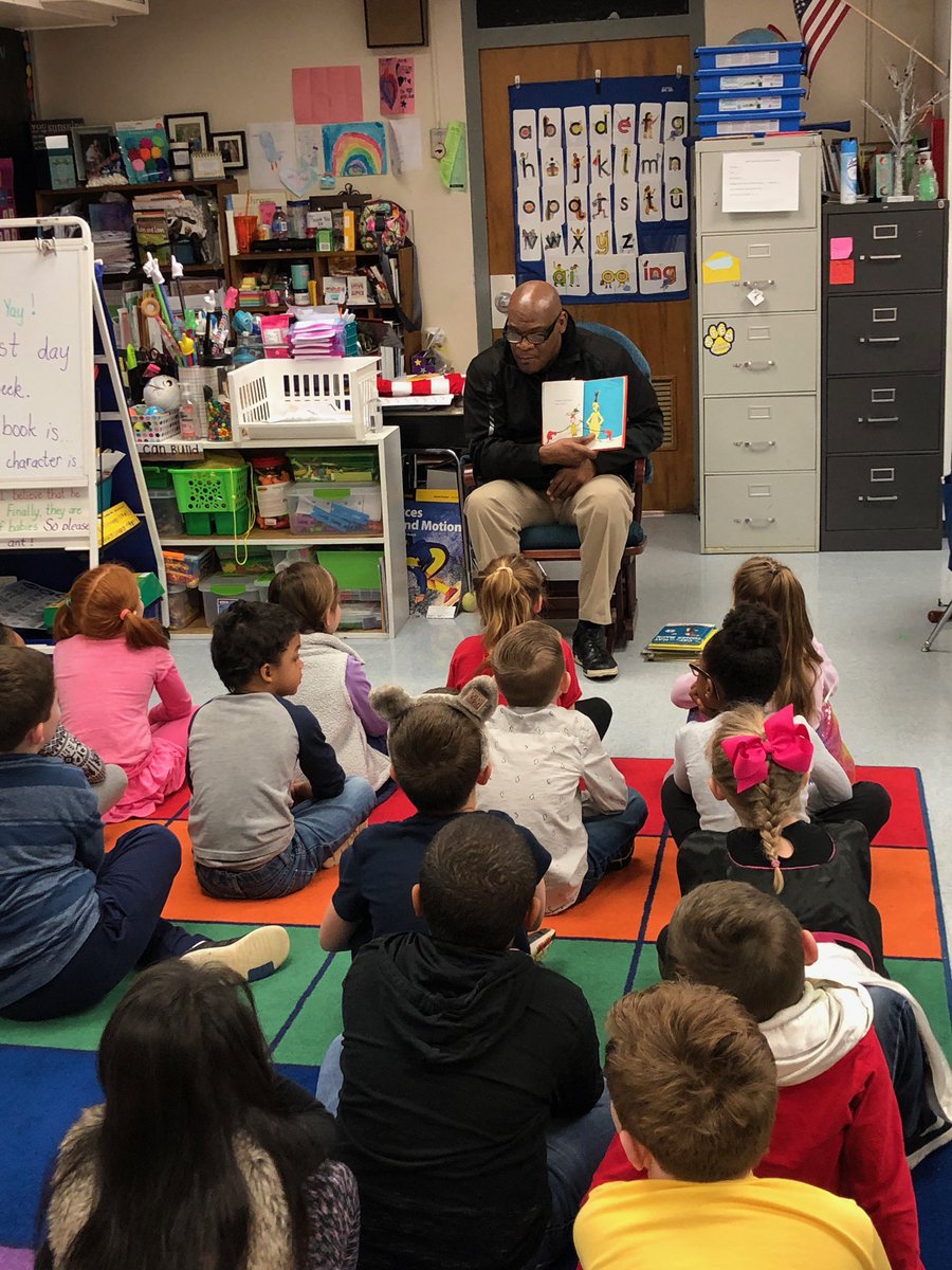 kyates's tweet photo. CCS Technology enjoyed reading to students @Rbrownbobcats today for Read Across America Day! #CCStechnology https://t.co/7HOhLSt3AS