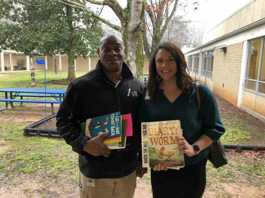 kyates's tweet photo. CCS Technology enjoyed reading to students @Rbrownbobcats today for Read Across America Day! #CCStechnology https://t.co/7HOhLSt3AS