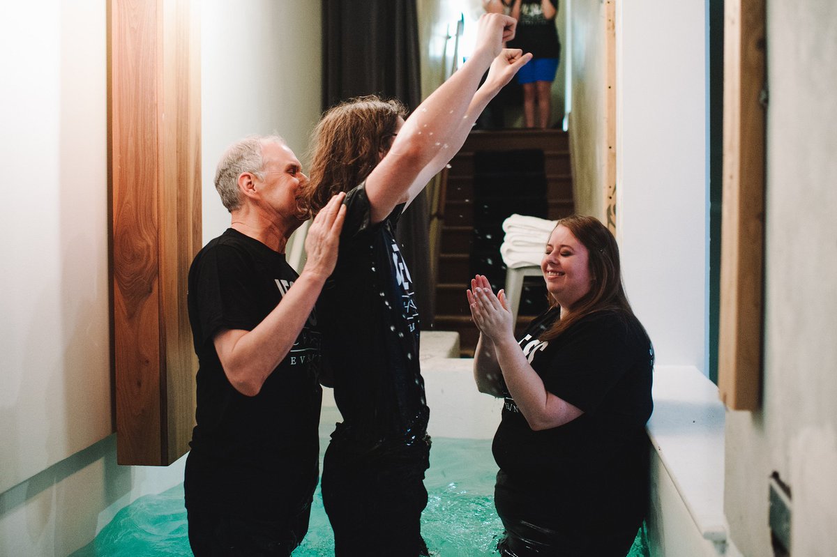 “And now what are you waiting for? Get up, be baptized and wash your sins away, calling on his name.” Acts 22:16 

Want to get baptized? You can do so in two easy steps: talk to a Pastor and fill out the Baptism card in our app!