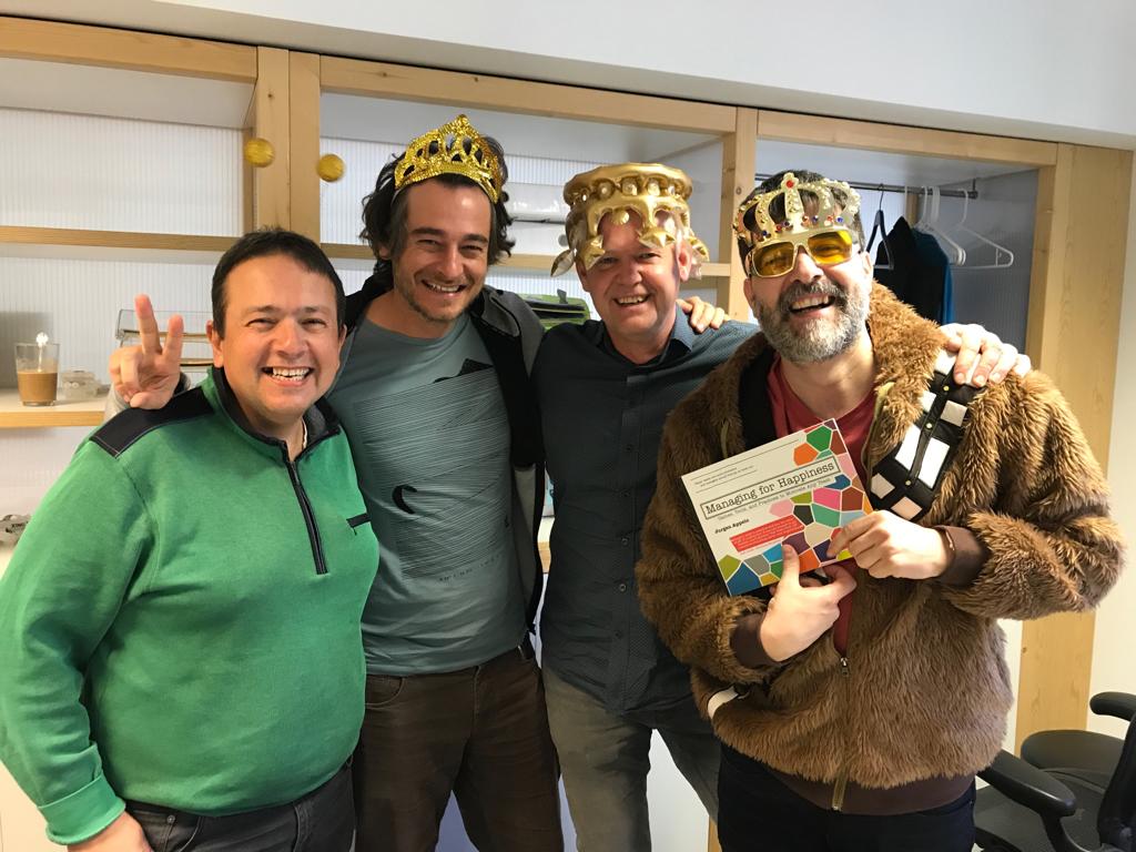 NewWork_es's tweet photo. Carnival, just another normal day in a no normal company CTO+TechnicalDirectors+VP πππ #ForaBetterWorkingLife #HappyFriday #NoNormalCompany https://t.co/AjSuspRRum