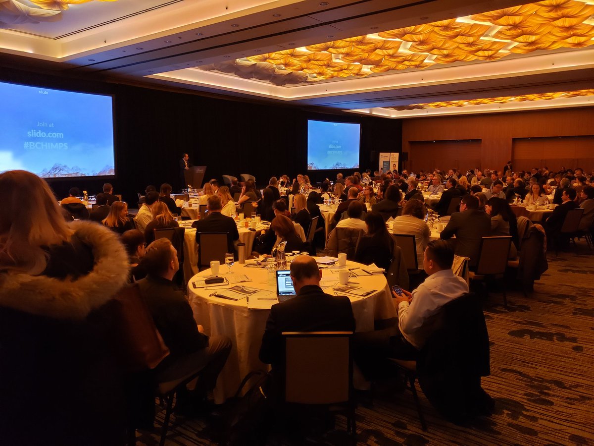 bchimss's tweet photo. Full house @FairmontPacific for. The opening remarks #bchimps https://t.co/iKVSG681Wh