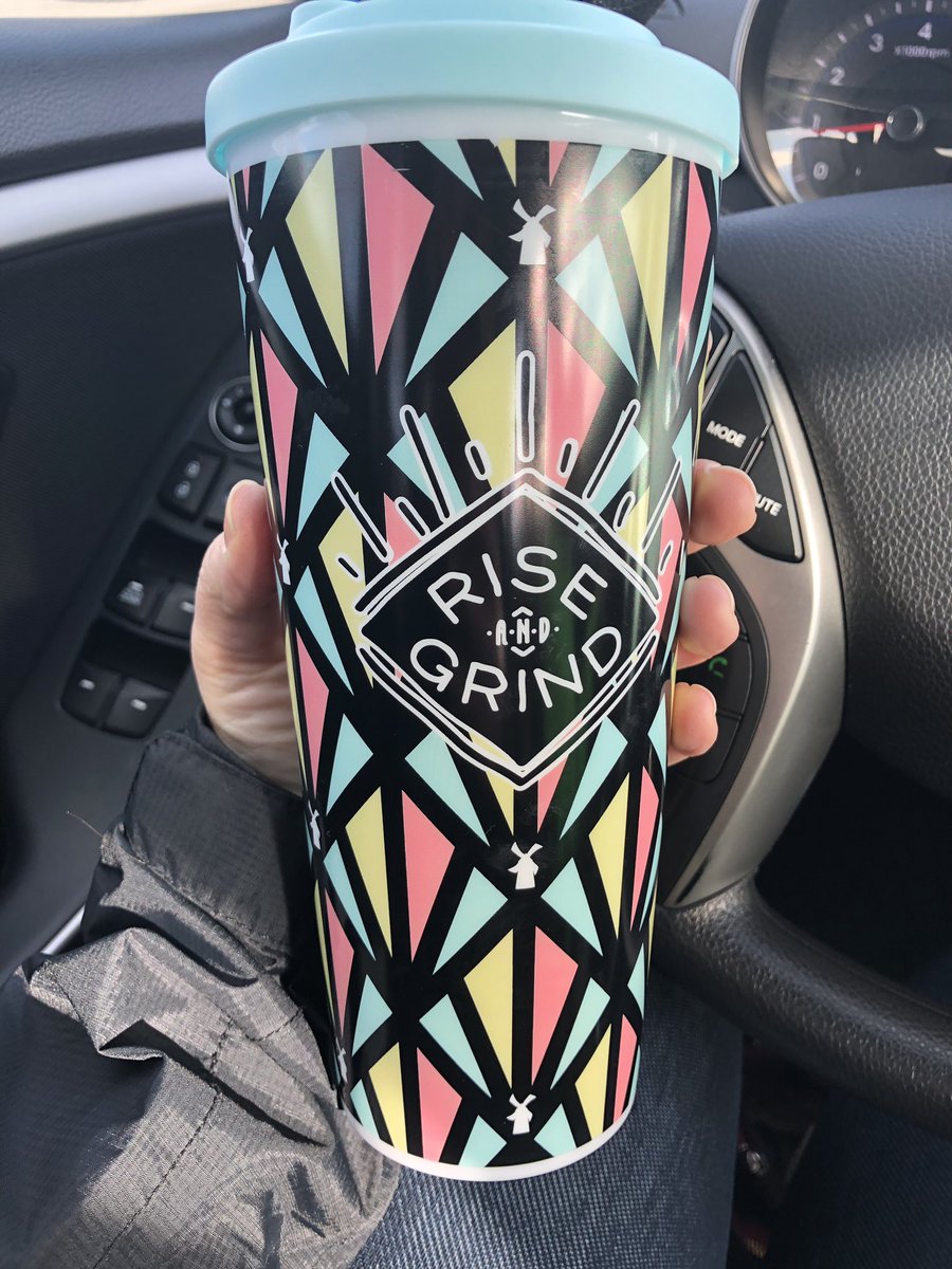 FlyGrlLafleur's tweet photo. Dutch Bros cup.......only a #blockhead would understand! @NKOTB @DonnieWahlberg #riseandgrind https://t.co/yv4Skv56Jj