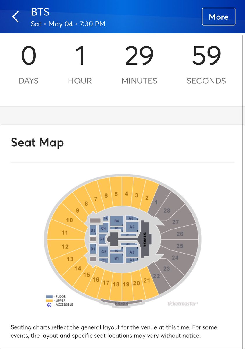 Bts Rose Bowl Stadium Seating Chart