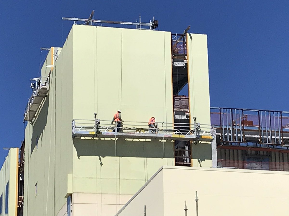 BldgScientist's tweet photo. Ivy group performing ASTM E 1105 window leakage testing with @HKSArchitects @SkanskaUSA and @Intertek  #architecture #waterproofing #science #FridayThoughts #buildingenvelope https://t.co/swc50zSzLz
