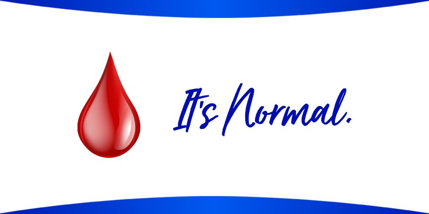 Always's tweet image. We all have a role to play to making periods normal 🏆💙 Congratulations to #PeriodEndOfSentence for bringing this to the big stage. Together we can help ensure girls never have to miss school because of lack of access to period products #EndPeriodPoverty