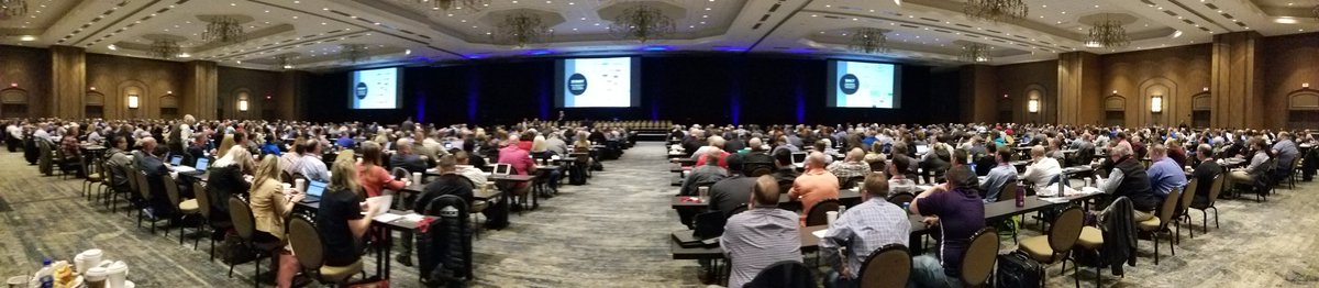aheightman's tweet photo. Great topics-Great speakers-Great attendees, hungry for knowledge. 1,000 in the house! EAGLES 2019
#GatheringEagles19 #jemsconnect https://t.co/LJd85dRAUx