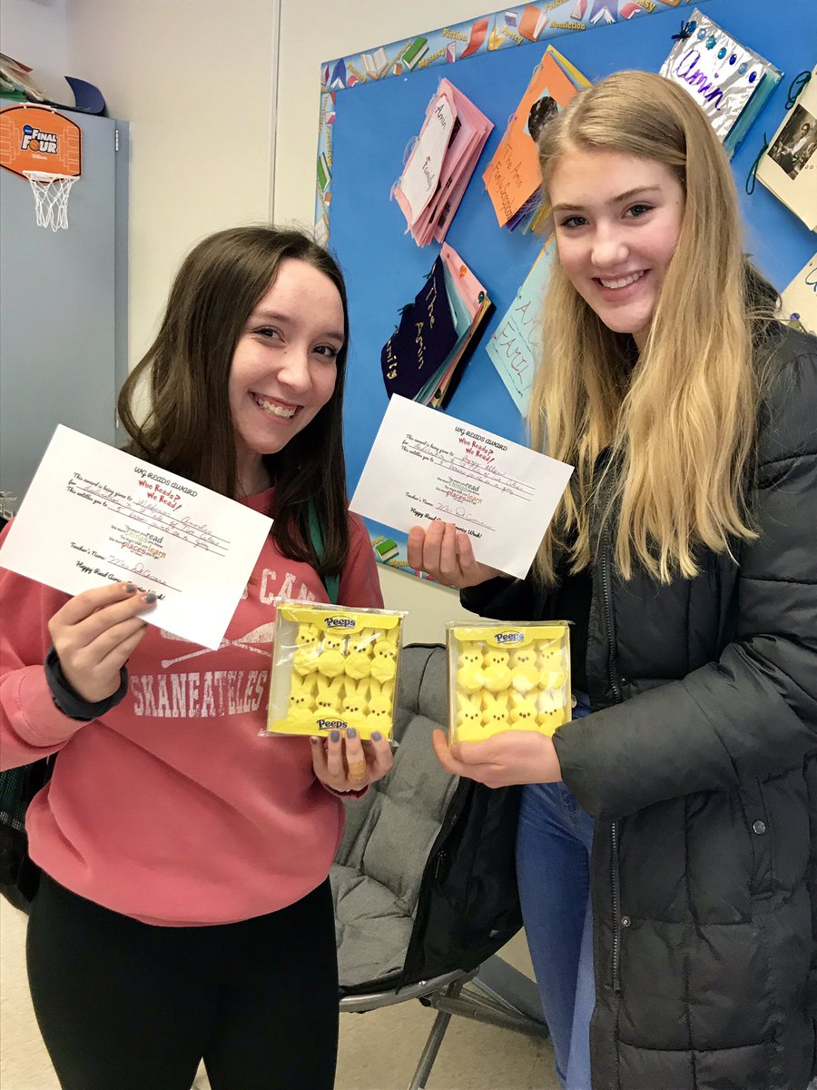 rdecesare's tweet photo. More #WGReads peeps! These two wrote journals that actually made me laugh out loud! #ReadAcrossAmericaDay @WGHSEnglish https://t.co/UPEo4BQgKs