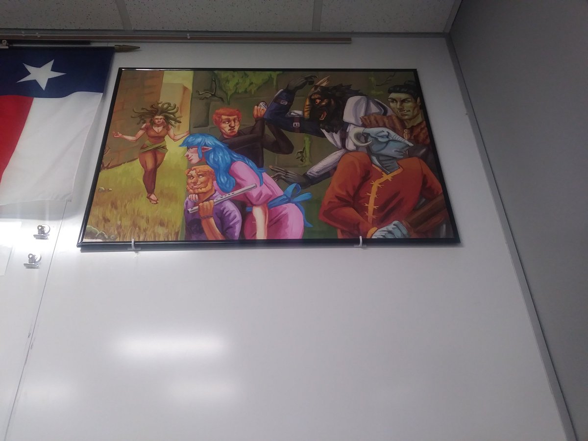 RodriguezSensei's tweet photo. Decorating the studio with artist's murals. First one is up! @ManorNewTech @Manor_FA #STEM2STEAM https://t.co/SF9JZrWuS0