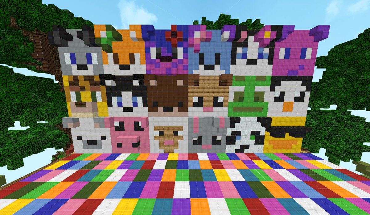 RufflezHypixel's tweet photo. Faves from Myth’s Valentine’s Day Floof Party Part 3: 🎉 Friends and floof—What could be better?! 😊 Love you all! ❤️ I absolutely adore this floofy faces background that Myth, Nosty, Paleo, and Bako designed! 🐶🐱🐺🐷🐰🐻 #HypixelNetwork #FunWithFriends https://t.co/1vUJRDJCdo