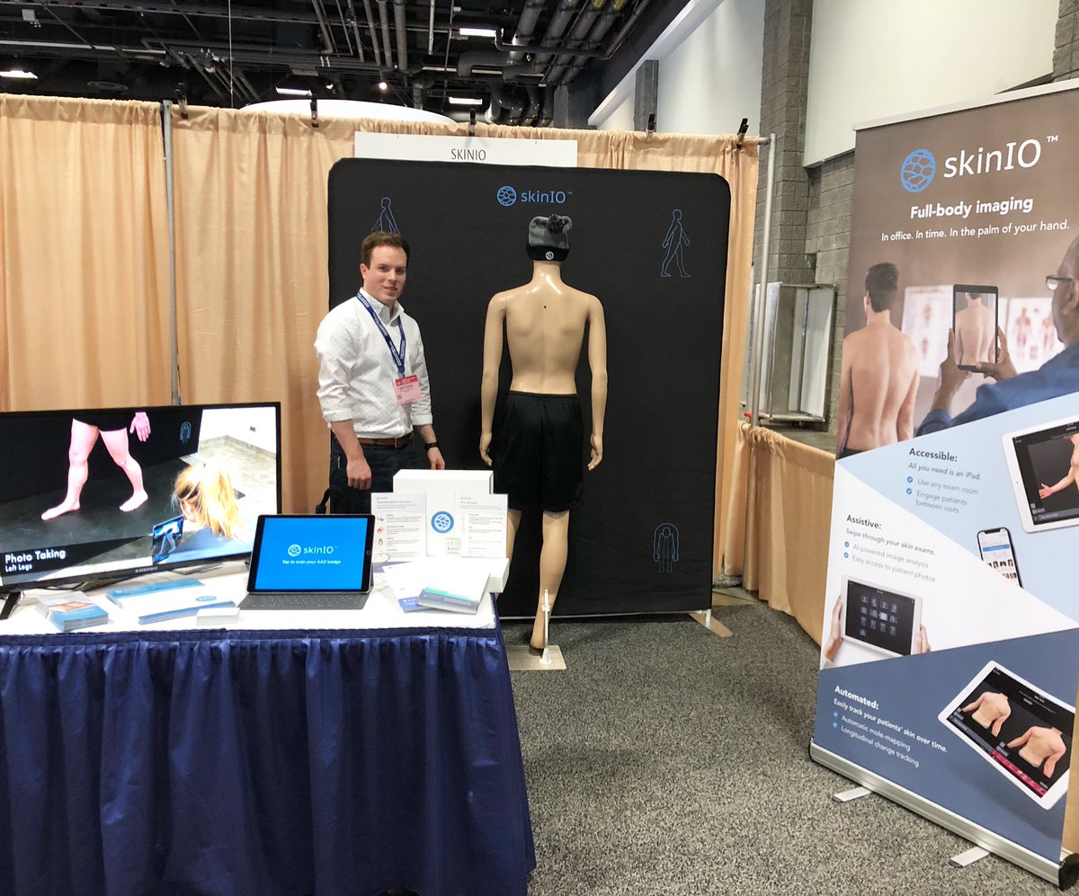 mySkinIO's tweet photo. ...and weโre live at #AAD2019! Come see us at booth 3662! #tbp #molemapping #dermatology @AADmember @AADskin https://t.co/D5lsRYOPTc