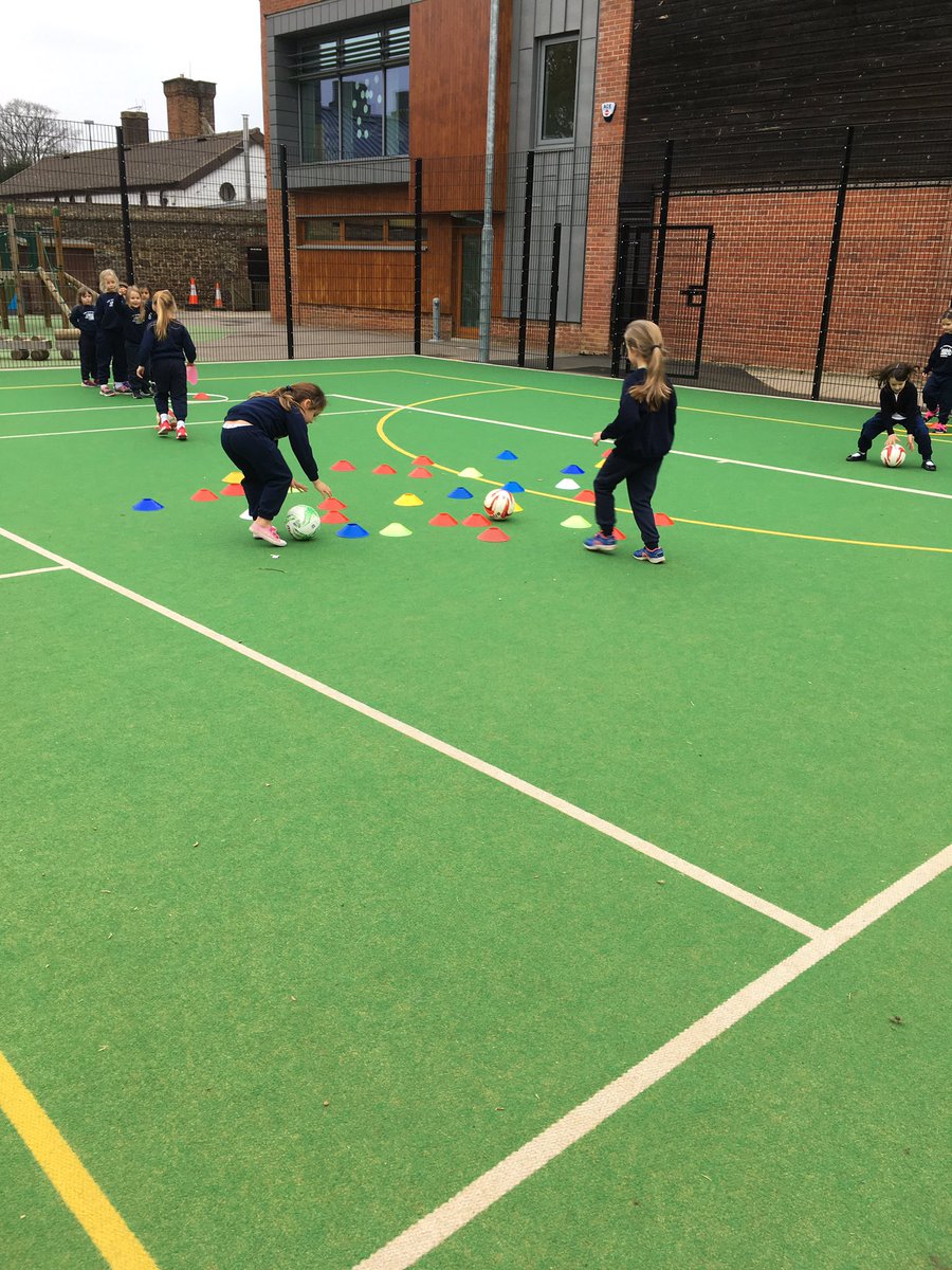 Year 1 girls football this afternoon #greatskills #startyoung