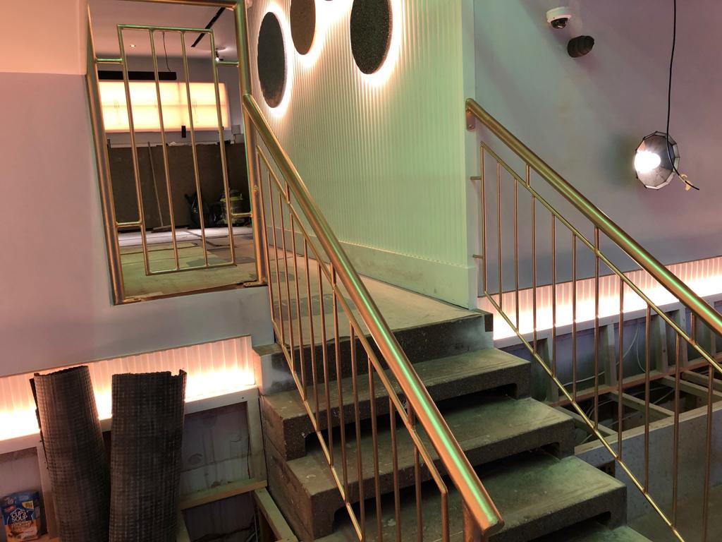 Very excited that Bar CMYK is coming along nicely. Lighting test today. All looking great. Finishing touches over the weekend for the big launch next week. Good work team. #gaybar #LGBTQ #interiordesign <a href="/intolightingltd/">Into Lighting</a> #Wimbledon <a href="/ladywimbledon/">Lady Wimbledon</a> <a href="/salus_cambridge/">Andrew Wignall</a>