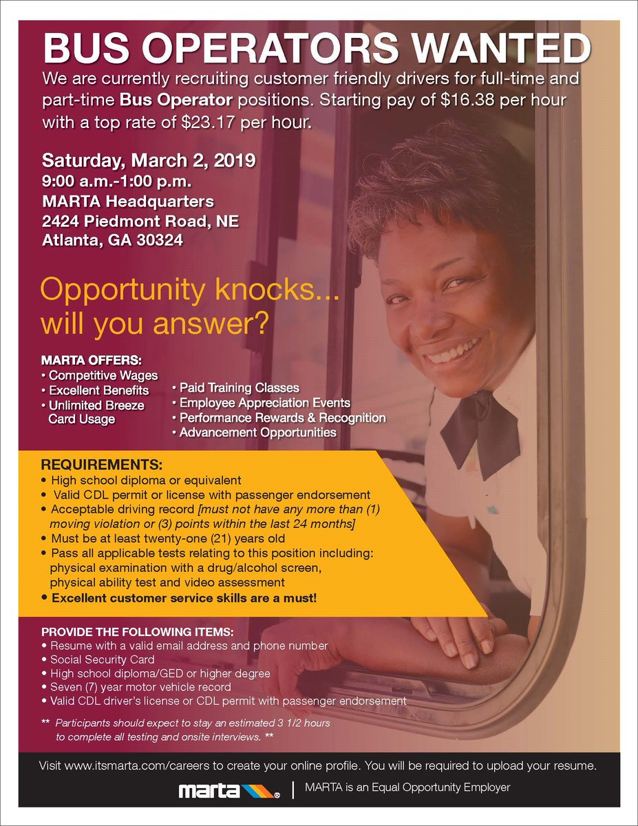 InvestClayton's tweet photo. Are you looking for a career? Visit Marta's upcoming job fair for exciting and rewarding opportunities! https://t.co/X8SkcOFgvj