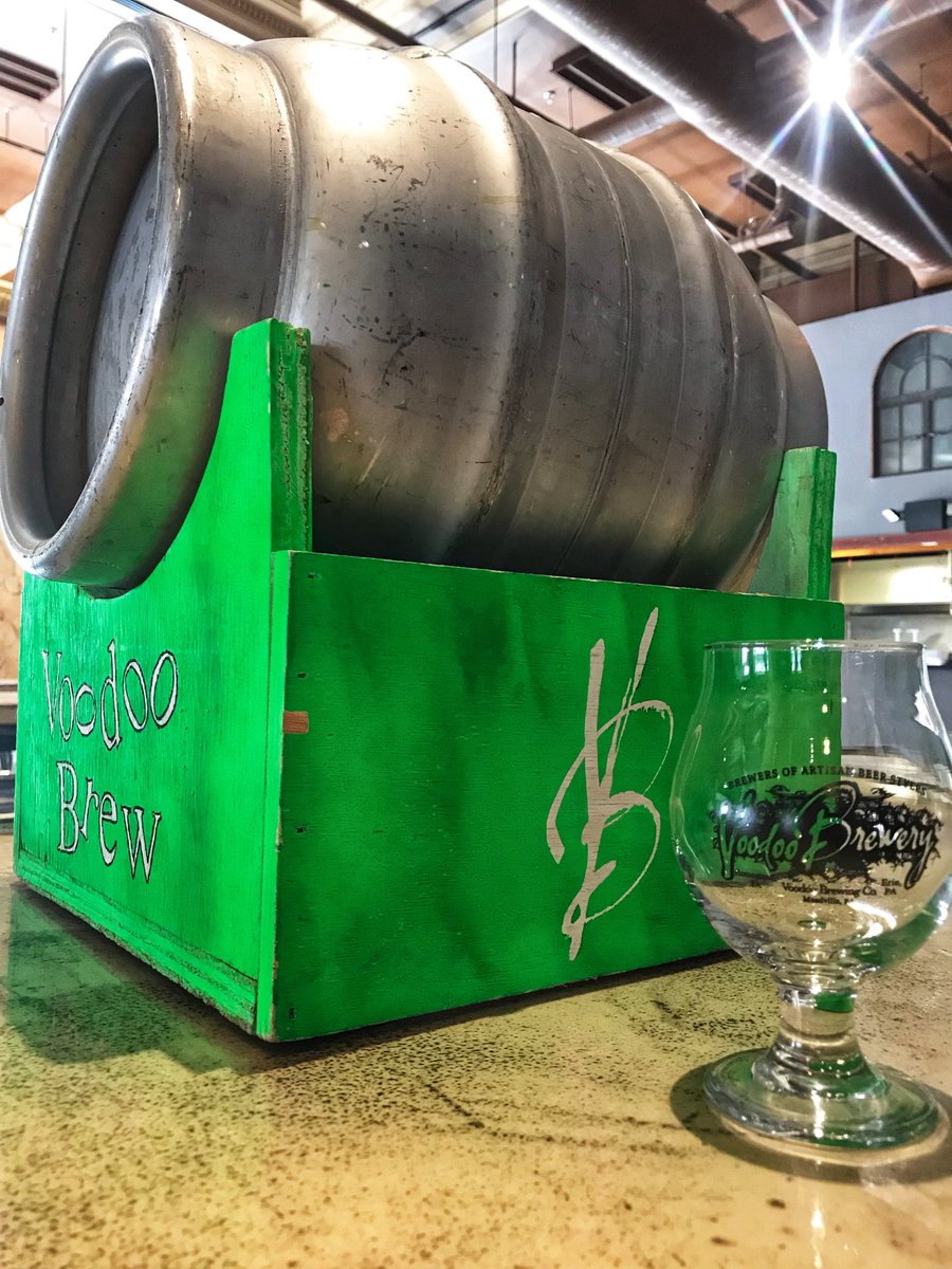 Oh wait did we mention it’s firkin FRIDAY?! Starting at 3pm today, we are putting out a blueberry vanilla cinnamon belgian wheat collaborated between Voodoo Erie employees Zach and Alex! Every first Friday it’s Firkin Friday! 

Tapping at 3pm, available till sold out! 😜