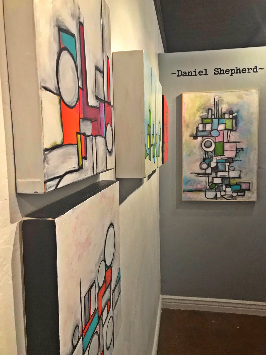 NicoleRoyseArt's tweet photo. Thank you to everyone who made it out last night for @toofangskinny opening reception for #bothdirectionsatonce at @RoyseContemp ! We had a great turn out! We are open today until 1:30 & Saturday 10-2pm! https://t.co/W4HR19RUWK