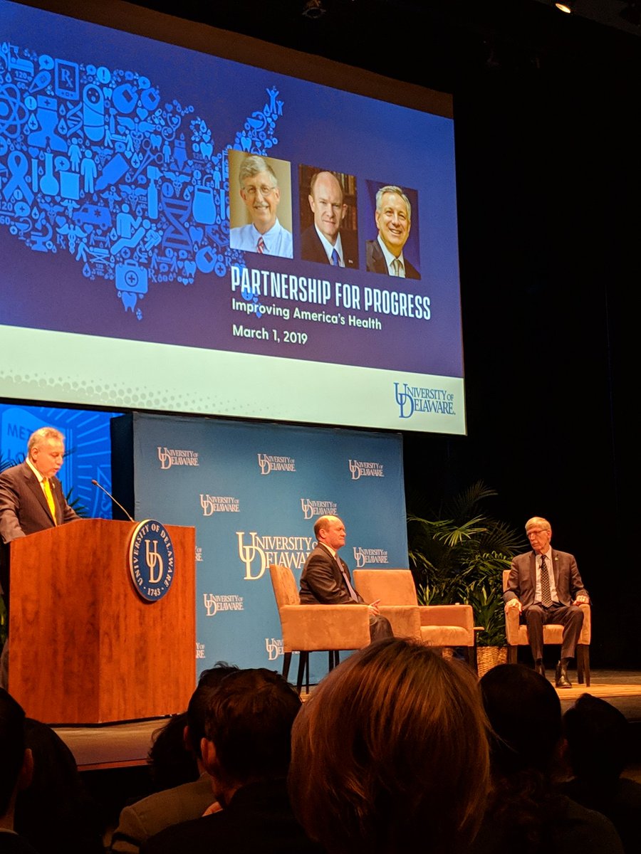 cfromen's tweet image. Inspiring fireside chat @UDelaware w/@NIHDirector &amp;amp; @ChrisCoons highlighting needs for #vaccines #personalizedmed  #immuneEngineering &amp;amp; #SCALEUP (sounds like opportunities for @UDengineering @UDChBE @udbme to me!)