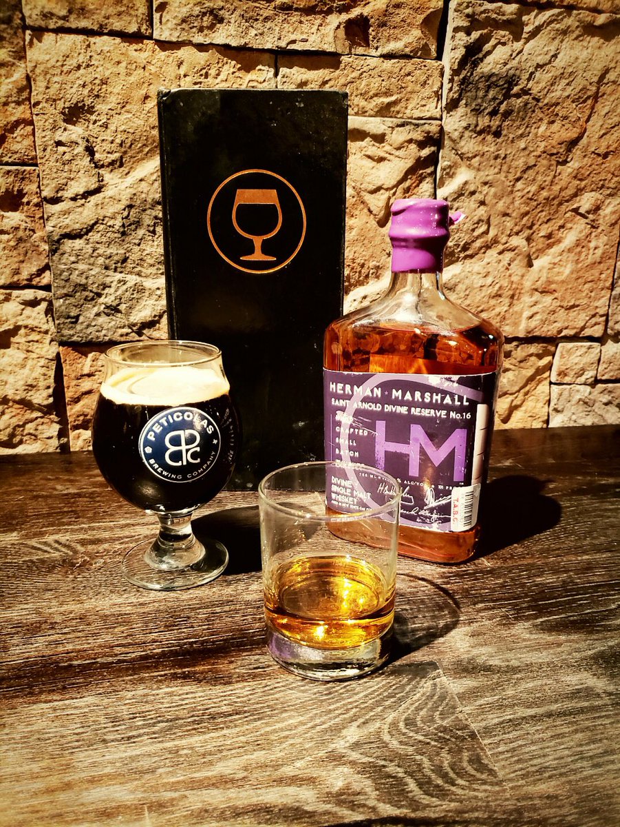 Releasing <a href="/HMWhiskey3/">Herman Marshall</a> &amp; <a href="/SaintArnold/">Saint Arnold Brewing Company</a> Divine Reserve #16 Whiskey and tapping <a href="/Peticolas/">Peticolas</a> Black Curtains tonight at 6.

#txweek #txcraftbeer #txwhiskey