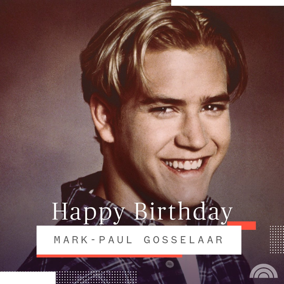 Happy 45th birthday, Mark-Paul Gosselaar!  